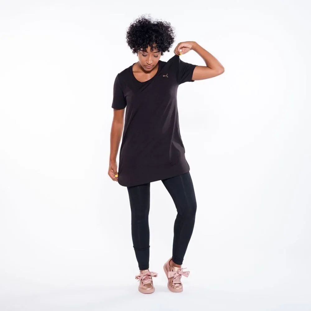 ✨Women's Black Velvet Rope Layering Tunic T-shirt✨